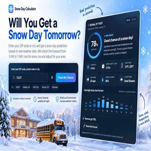 How to Check Your Snow Day Calculator